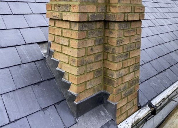 reparation de cheminée - solins